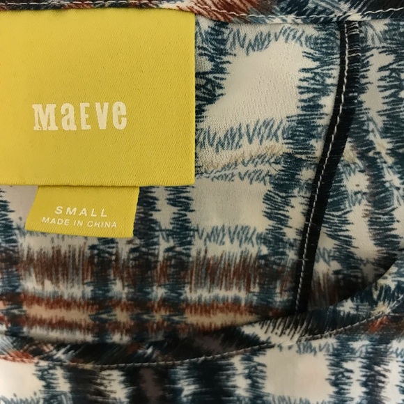 Anthropologie Maeve drapes plaid top - Picture 3 of 5